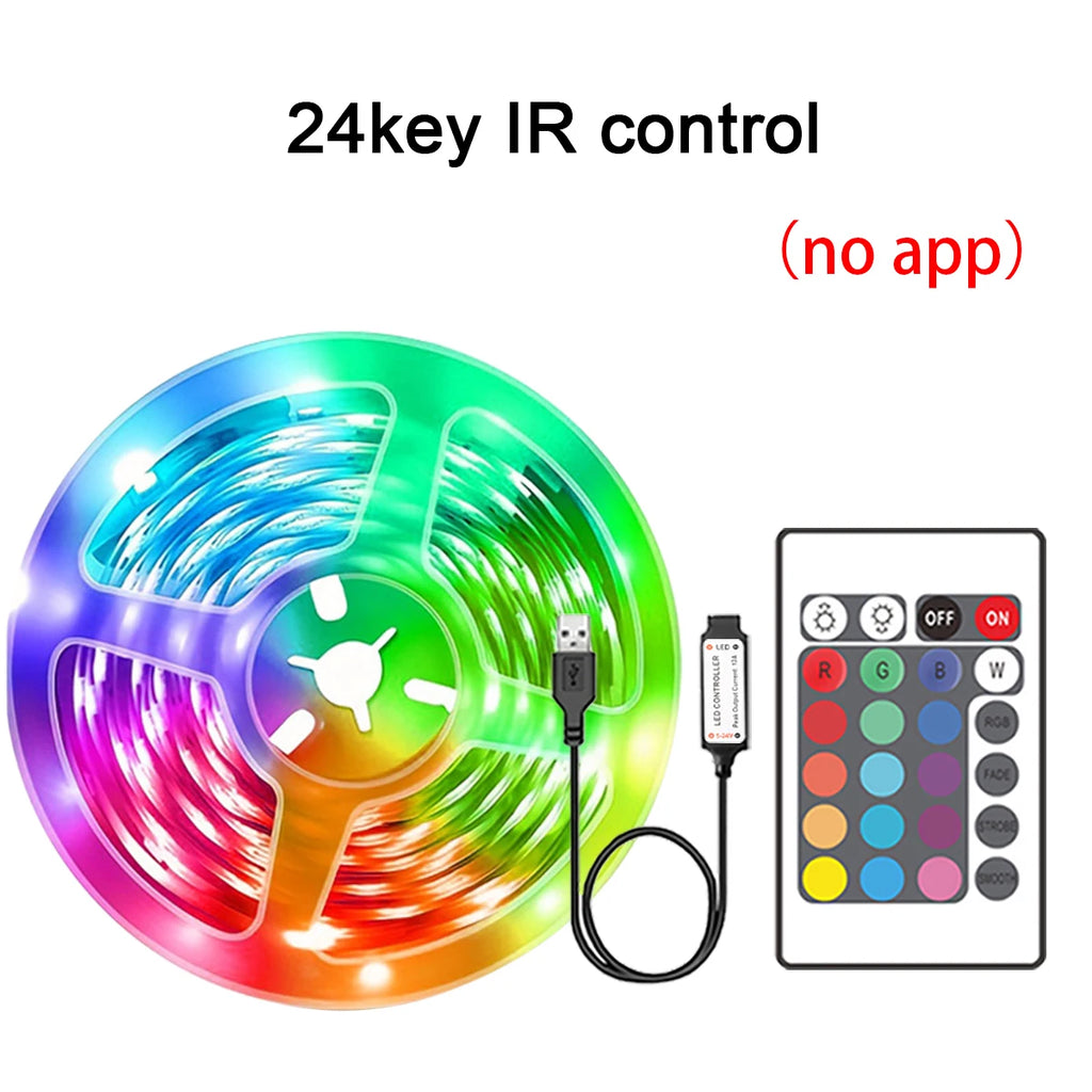 RGB LED Strip Lights - App Controlled Mood Lighting
